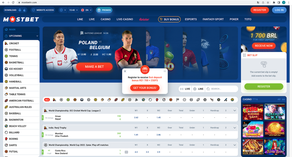Mostbet Gambling кәсіпорны KZ - ойынға бонустық ұсыныс алыңыз